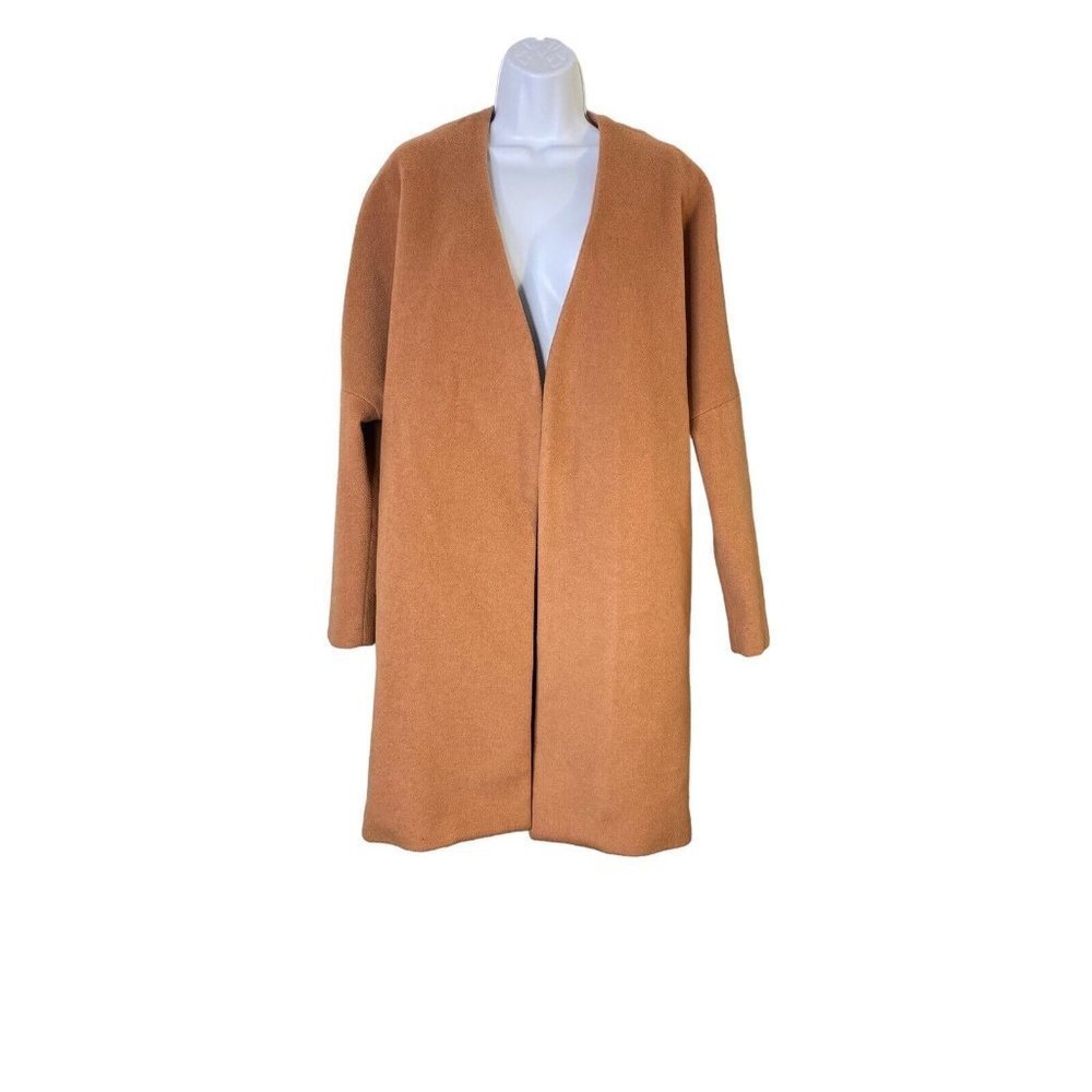 Maison Scotch Womens Open‎ Blazer Jacket Long Sleeve Fleece Size S